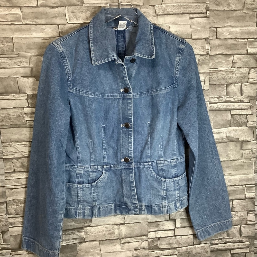 Vintage Loft Stretch Denim Jacket size 8  (W804)